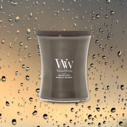 Melanite Mist Candle WoodWick, White, 9.9cm x 9.9cm x 11.4cm - Fresh & Clean - thumbnail 7