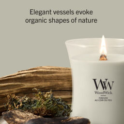 Fireside Candle WoodWick, Brown - Woody - thumbnail 8