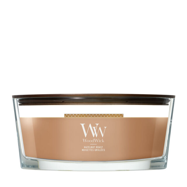 Hazelnut Roast Candle WoodWick, Brown - Gourmand - image 1