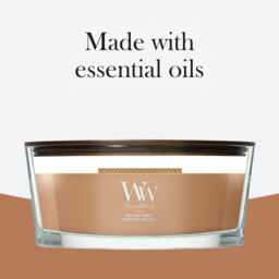 Hazelnut Roast Candle WoodWick, Brown - Gourmand - thumbnail 9