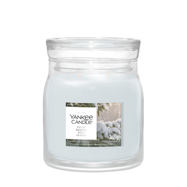 Snow Kissed Pine Candle Yankee Candle, White - Woody - image 1