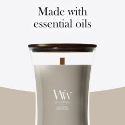 Wood Smoke Candle WoodWick, Brown - Woody - thumbnail 8