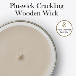 Wood Smoke Candle WoodWick, Brown - Woody - thumbnail 7