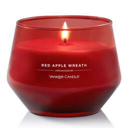 Red Apple Wreath Candle Yankee Candle, 10cm x 8cm - Fruity - thumbnail 1