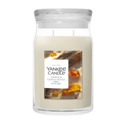 Amber & Sandalwood Candle Yankee Candle, Brown - Sweet & Spicy - thumbnail 1