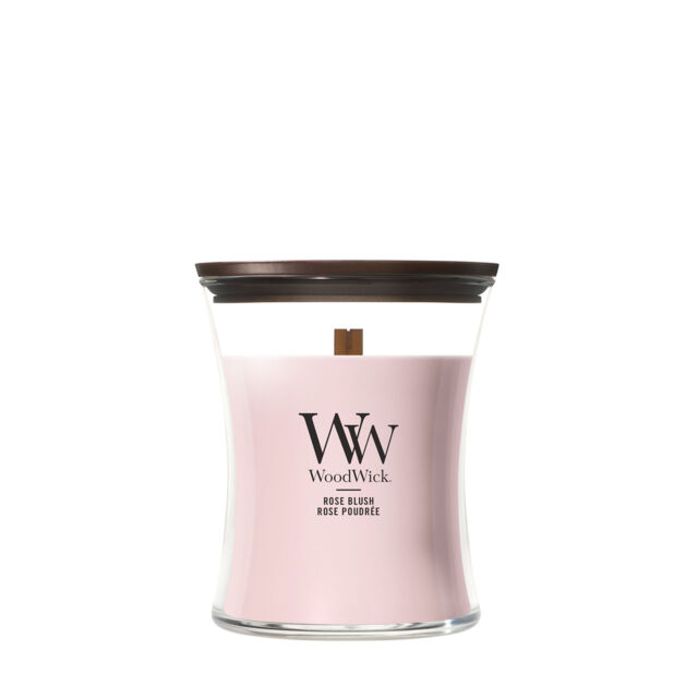 Rose Blush Candle WoodWick, Pink - Floral - image 1