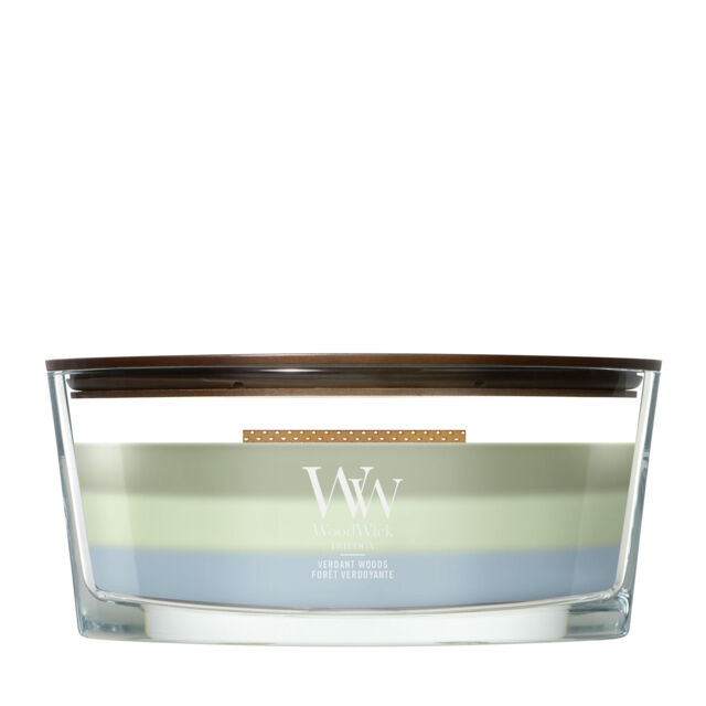 Verdant Woods Candle WoodWick - Fresh & Clean - image 1