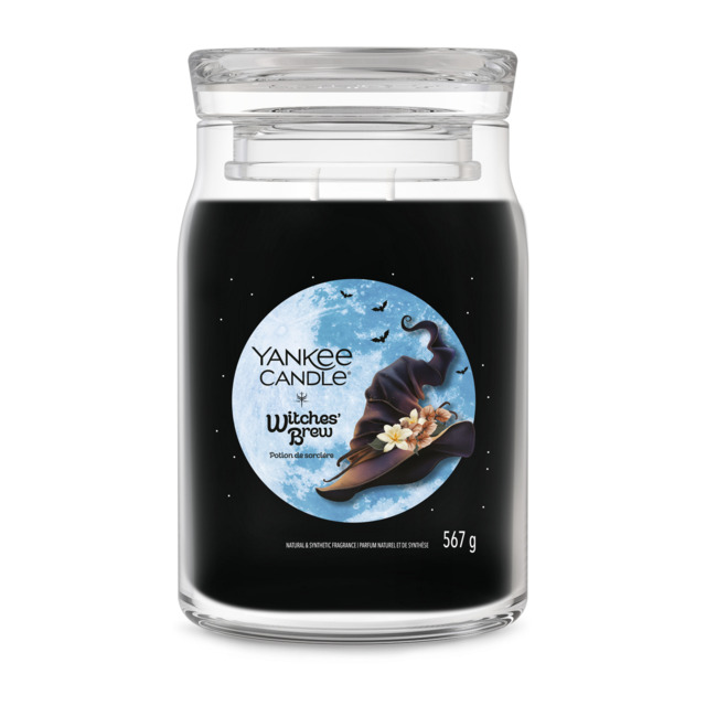 Witches Brew Candle Signature Large Jar Candle Yankee Candle, Black - Woody - image 1