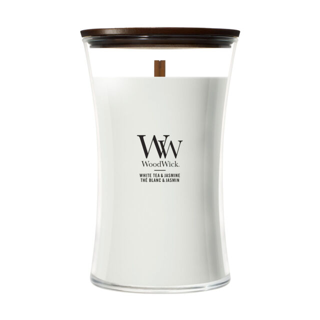 White Tea & Jasmine Candle WoodWick - Fruity & Citrus - image 1