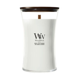 White Tea & Jasmine Candle WoodWick - Fruity & Citrus - thumbnail 1
