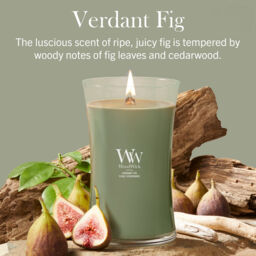 Verdant Fig Candle WoodWick, Green - Fruity & Citrus - thumbnail 7