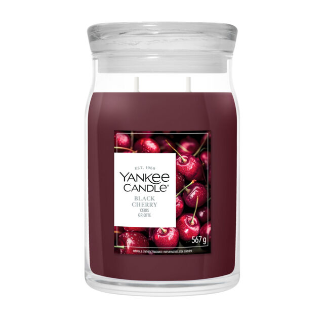 Black Cherry Candle Yankee Candle, Red - Fruity - image 1