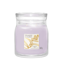 Lavender Bliss Candle Signature Medium Jar Candle Yankee Candle, Purple, 9.3cm x 11.4cm - Floral - thumbnail 2
