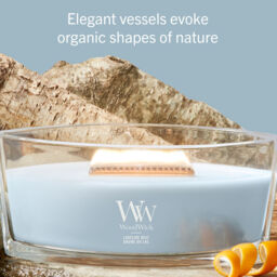 Lakeside Mist Candle WoodWick, Blue - Fresh & Clean - thumbnail 6