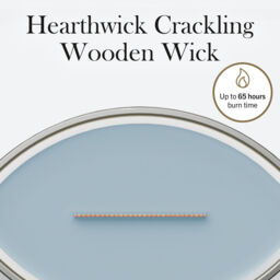 Lakeside Mist Candle WoodWick, Blue - Fresh & Clean - thumbnail 7
