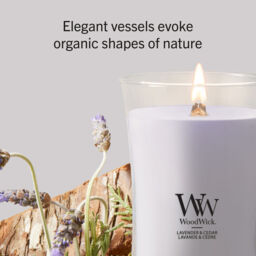 Lavender & Cedar Candle WoodWick, Purple - Woody - thumbnail 8