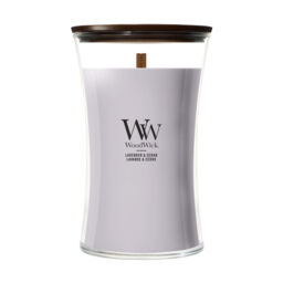 Lavender & Cedar Candle WoodWick, Purple - Woody - thumbnail 1