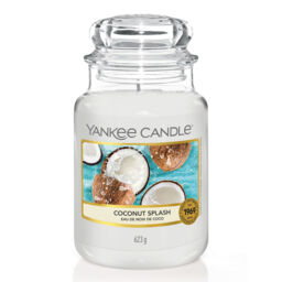 Coconut Splash Candle Original Large Jar Candle Yankee Candle, White, 10.7cm x 16.8cm - Fruity - thumbnail 2