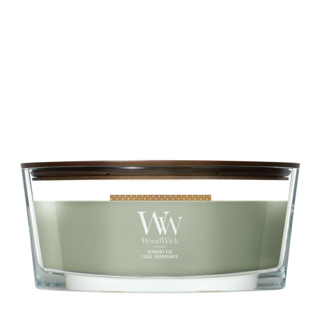 Verdant Fig Candle WoodWick, Green - Fruity & Citrus - image 1