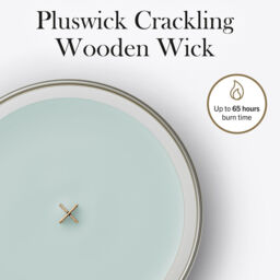 Sagewood & Seagrass Candle WoodWick, Blue - Fresh & Clean - thumbnail 8