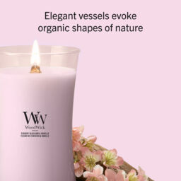 Cherry Blossom & Vanilla Candle WoodWick, Pink - Gourmand - thumbnail 7
