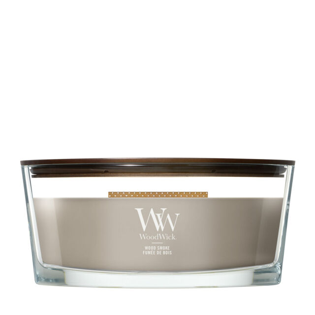 Wood Smoke Candle WoodWick, Brown - Woody - image 1