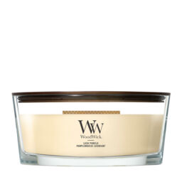 Lush Pomelo Candle WoodWick, Yellow - Fruity & Citrus - thumbnail 1