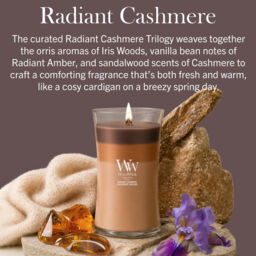 Radiant Cashmere Candle WoodWick - Ambery - thumbnail 5