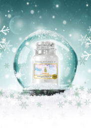 Snow Globe Wonderland Candle Original Large Jar Candle Yankee Candle, White, 10.7cm x 16.8cm - Fresh & Clean - thumbnail 5