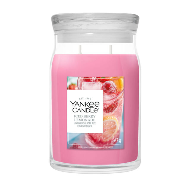Iced Berry Lemonade Candle Yankee Candle, Pink - Citrus - image 1