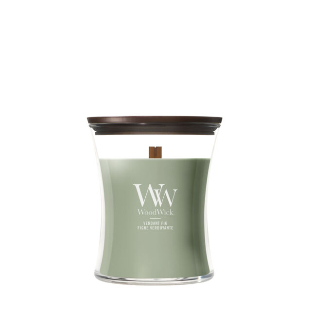 Verdant Fig Candle WoodWick, Green - Fruity & Citrus - image 1