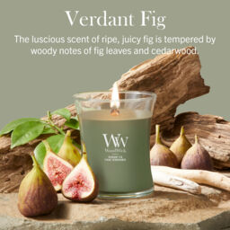 Verdant Fig Candle WoodWick, Green - Fruity & Citrus - thumbnail 7