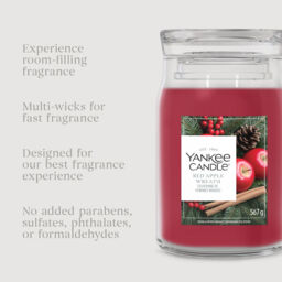 Red Apple Wreath Candle Yankee Candle - Fruity - thumbnail 6