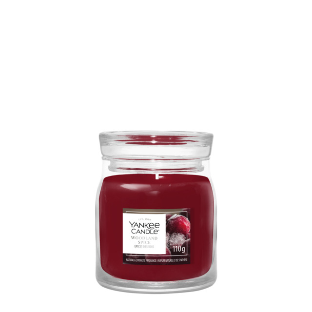 Woodland Spice Candle Yankee Candle, Red - Fruity - image 1