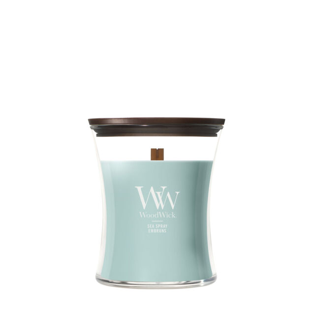 Sea Spray Candle WoodWick, Blue - Fresh & Clean - image 1