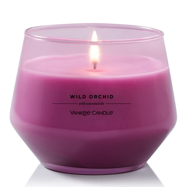 Wild Orchid Candle Studio Collection Candle Yankee Candle, Purple, 10cm x 8cm - Floral - image 1