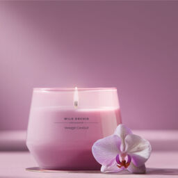 Wild Orchid Candle Studio Collection Candle Yankee Candle, Purple, 10cm x 8cm - Floral - thumbnail 4