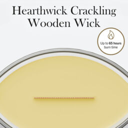 Yuzu & Vetiver Candle WoodWick, Yellow - Fruity & Citrus - thumbnail 9