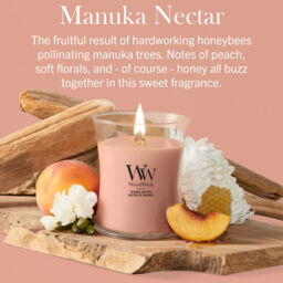Manuka Nectar Candle WoodWick, Orange - Fruity & Citrus - thumbnail 7