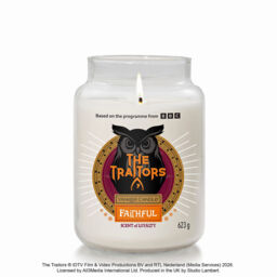 The Traitors: Faithful Candle Original Large Jar Candle Yankee Candle, Black, 10.7cm x 16.8cm - Fresh & Clean - thumbnail 7
