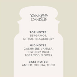 The Traitors: Faithful Candle Original Large Jar Candle Yankee Candle, Black, 10.7cm x 16.8cm - Fresh & Clean - thumbnail 4