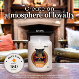 The Traitors: Faithful Candle Original Large Jar Candle Yankee Candle, Black, 10.7cm x 16.8cm - Fresh & Clean - thumbnail 5