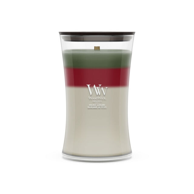 Holiday Garland Candle WoodWick - Woody - image 1
