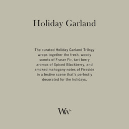 Holiday Garland Candle WoodWick - Woody - thumbnail 4