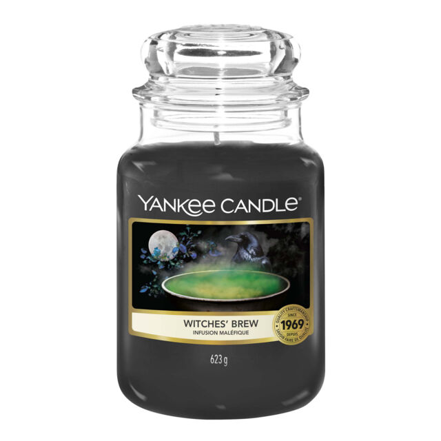 Witches Brew Candle Original Large Jar Candle Yankee Candle, Black, 10.7cm x 16.8cm - Woody - image 1