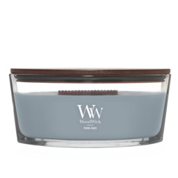 Terra Haze Candle WoodWick, Blue, 9.2cm x 19.1cm x 12.1cm - Woody - thumbnail 1