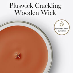 Saffron Smoke Candle WoodWick, Brown - Woody - thumbnail 7