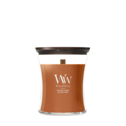 Saffron Smoke Candle WoodWick, Brown - Woody - thumbnail 2