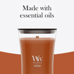 Saffron Smoke Candle WoodWick, Brown - Woody - thumbnail 8
