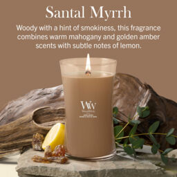 Santal Myrrh Candle WoodWick, Neutrals - Woody - thumbnail 7